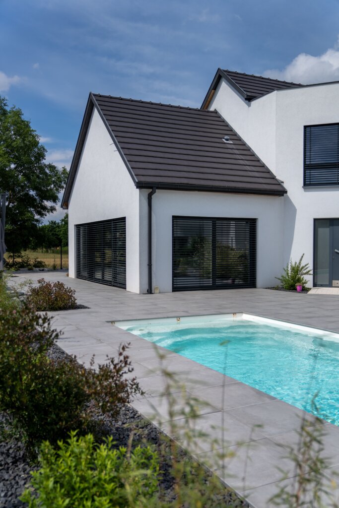 Aménagements d'extérieur poiscine à Pulversheim