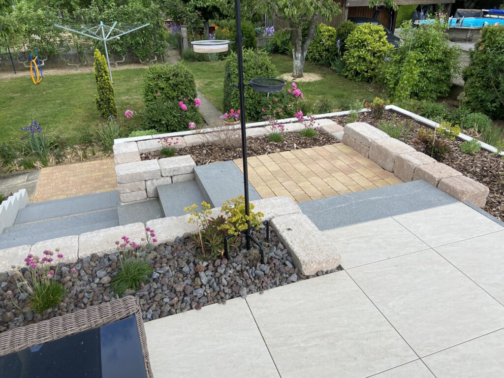 Aménagement paysager terrasse