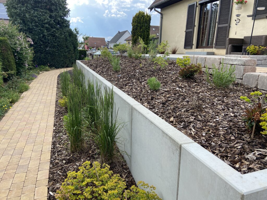 Aménagement extérieure en pavés