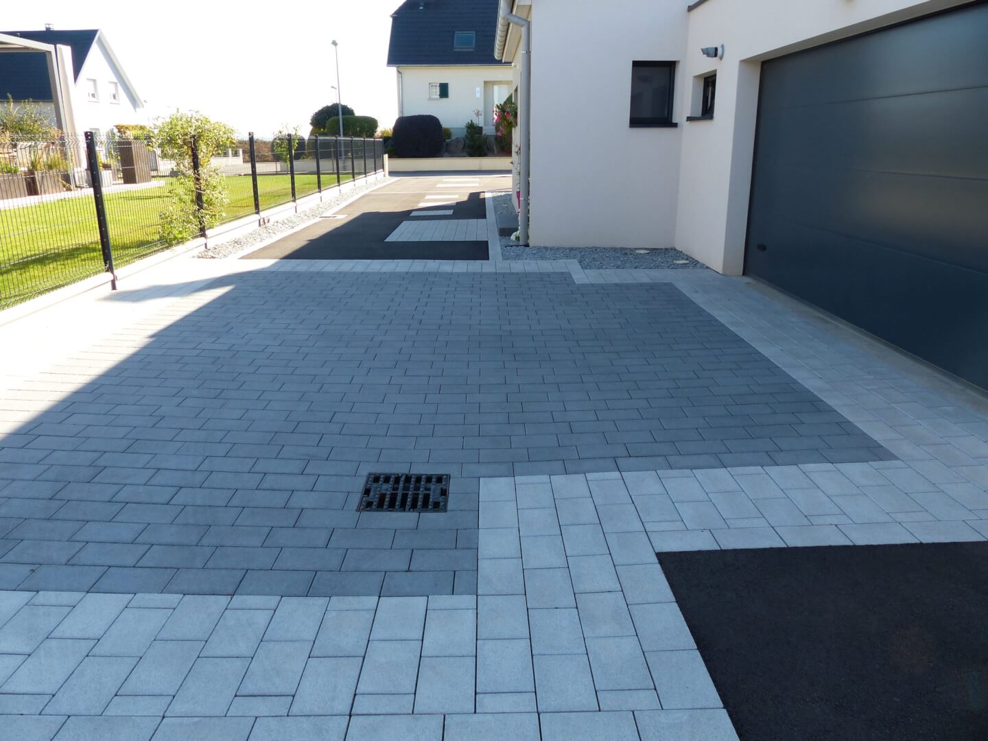 Aménagement d'entrée de garage