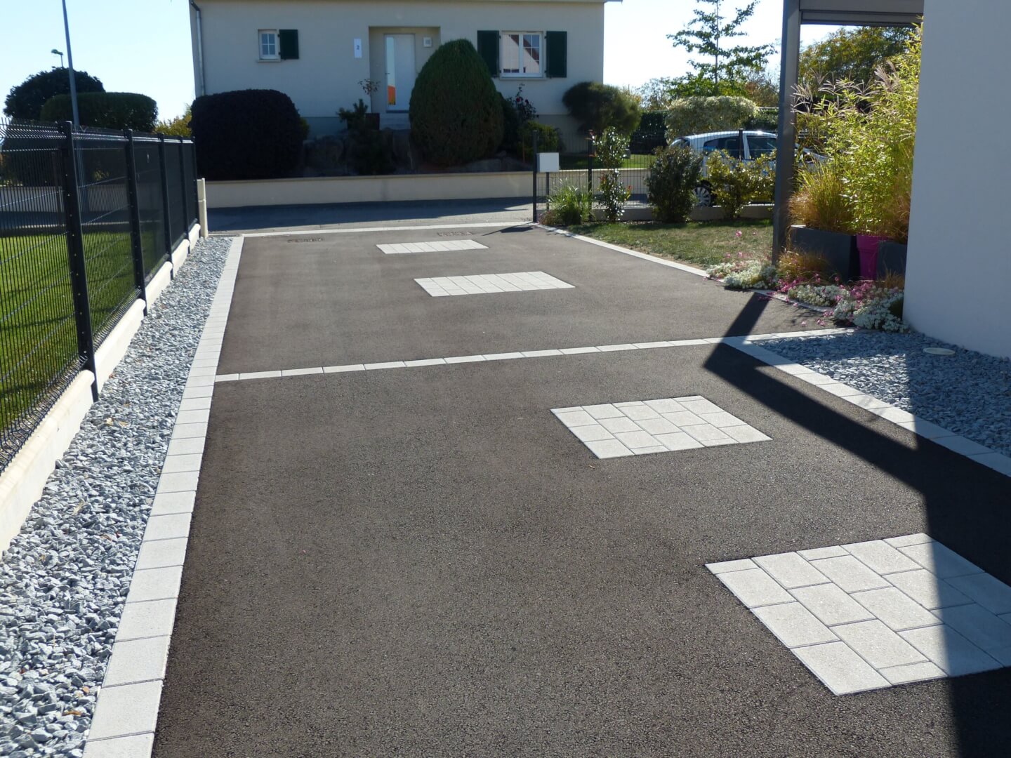 Allée d'entrée en enrobé