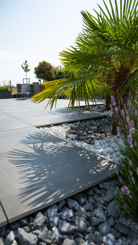 amenagement entree cour enrobe paves escalier granit - Starter Créa - Créateur d'extérieur